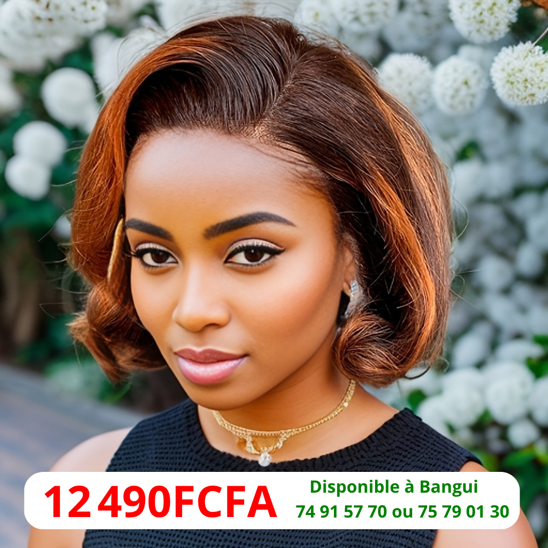 Perruque Naturelle Courte Pixie