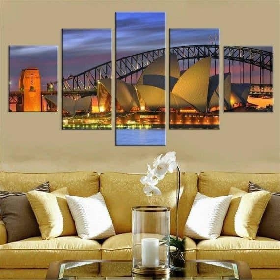 Tableau Décoration 5 en 1 Design Bangui RCA | 236 Shopping