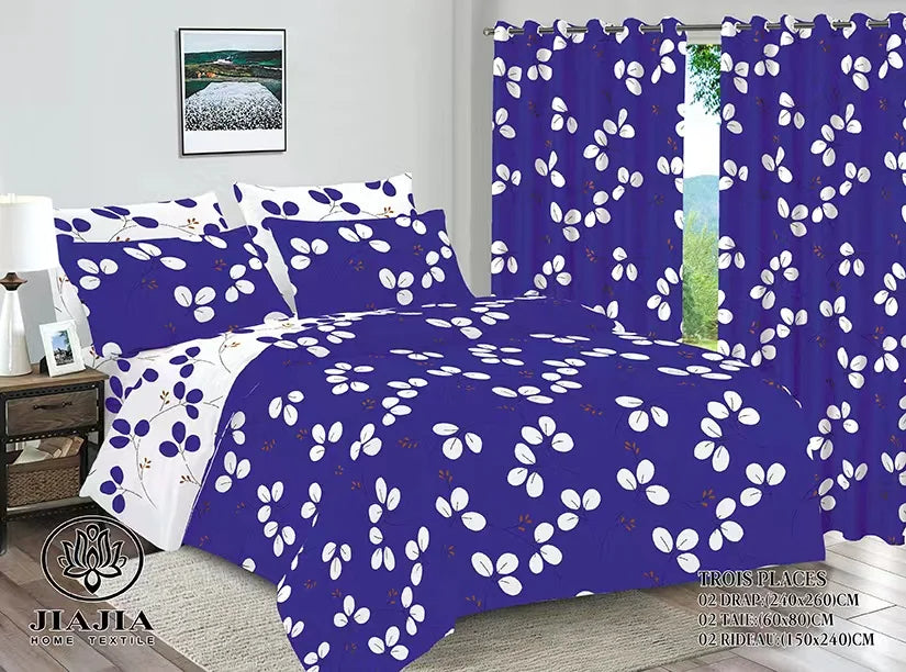 Ensemble de draps 100% coton