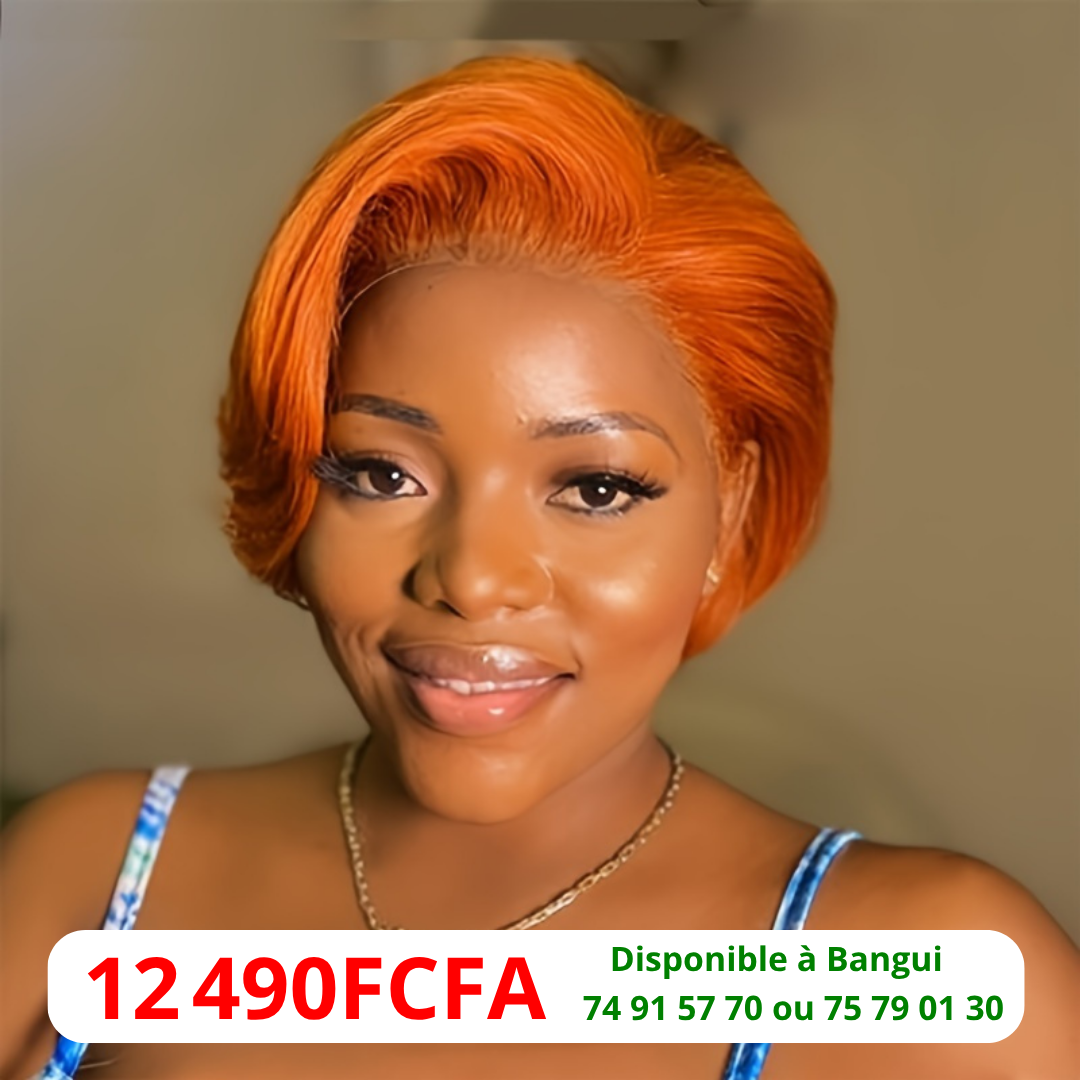 Perruque Naturelle Courte Pixie