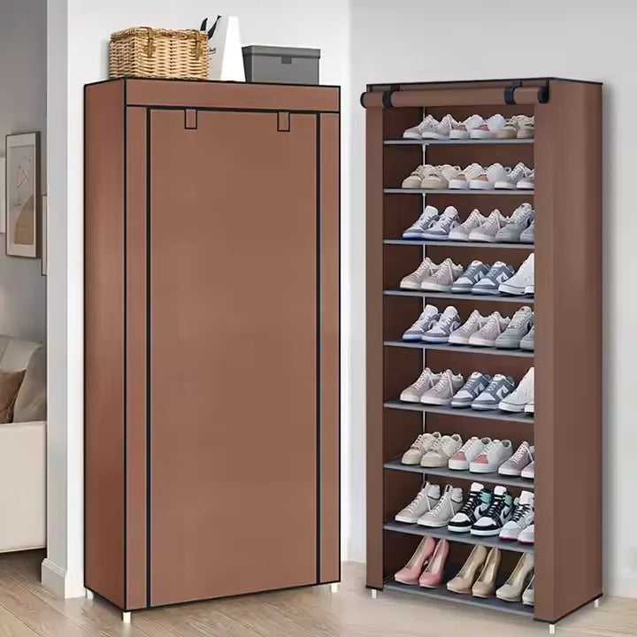 Armoire à Chaussures Économique de Haute Qualité à 9 Niveaux
