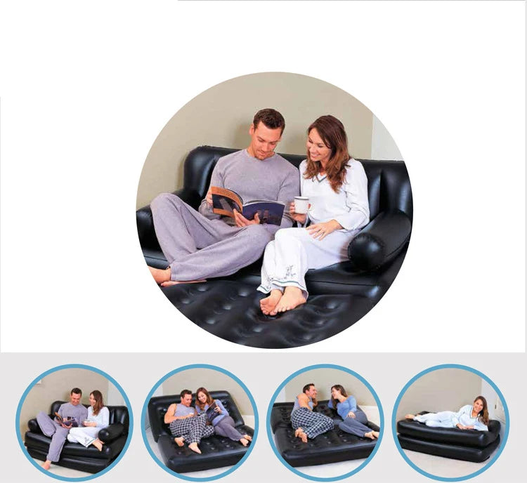 Canapé et lit gonflable multifonction