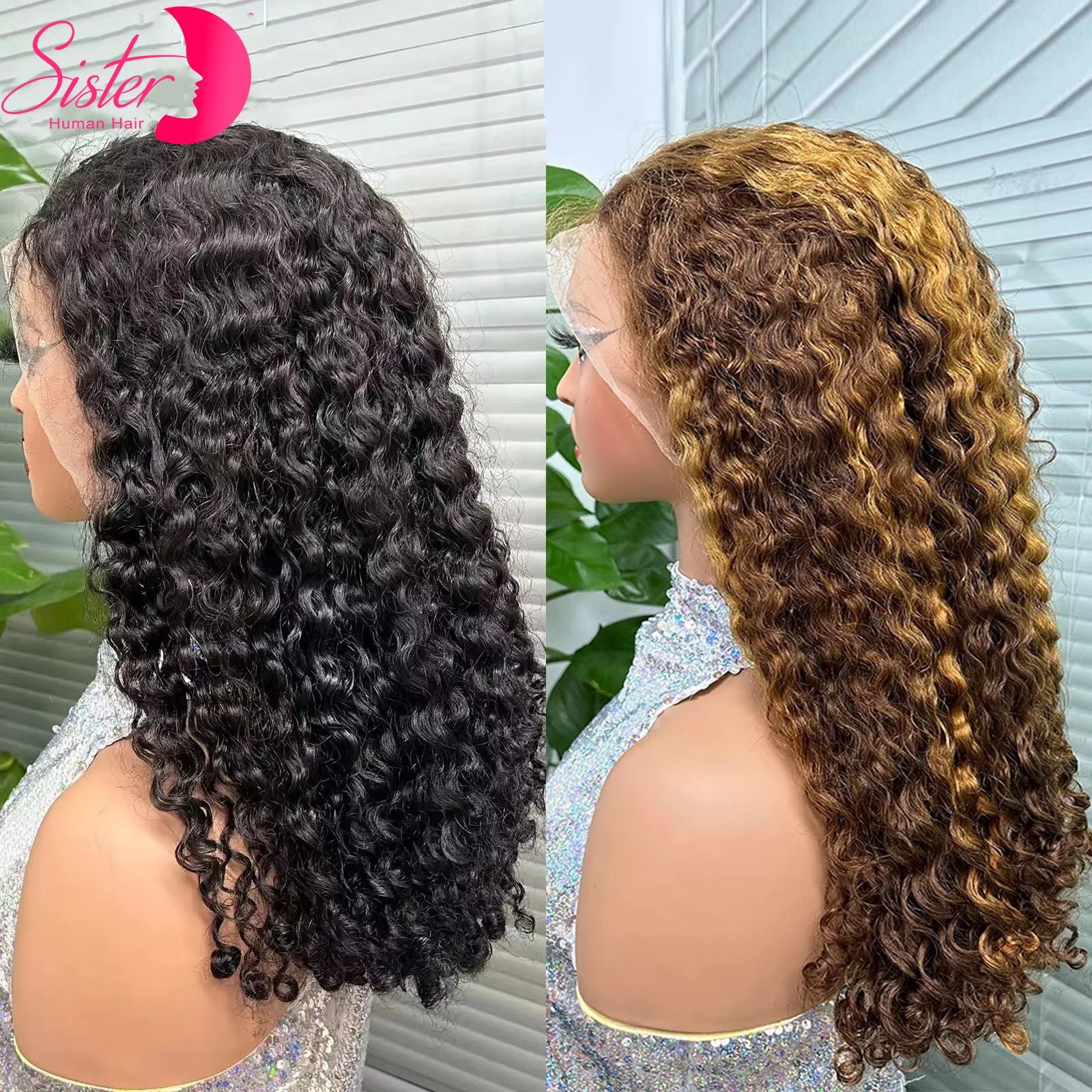 Perruque  Water Wave 100% cheveux humains